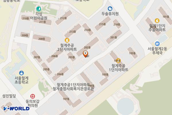 연지어린이공원 위치 지도 — 서울특별시 노원구 월계2동564