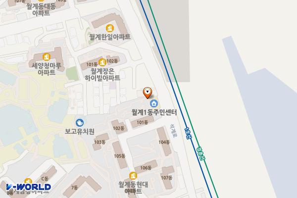 월계1동주민센터 위치 지도 — 서울특별시 노원구 석계로 59