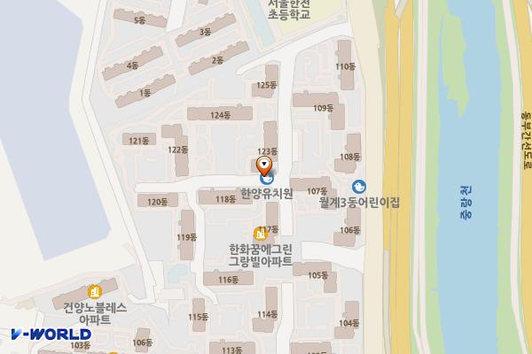 그랑빌 주상가 위치 지도 — 서울특별시 노원구 마들로31