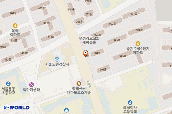 하계종합사회복지관 위치 지도 — 서울특별시 노원구 노원로16길15
