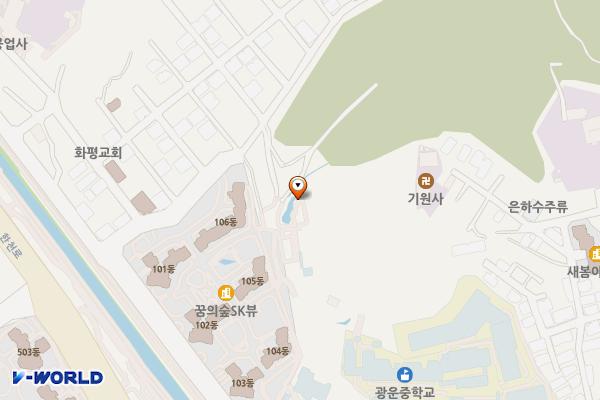 영축산순환산책로(유아숲) 위치 지도 — 서울특별시 노원구 월계동 산130-3
