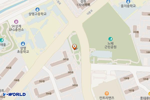 평화종합사회복지관 위치 지도 — 서울특별시 노원구 노원로 331