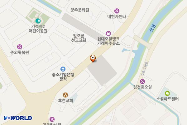 광적가납 공영주차장 위치 지도 — 경기도 양주시 광적면 삼일로 20
