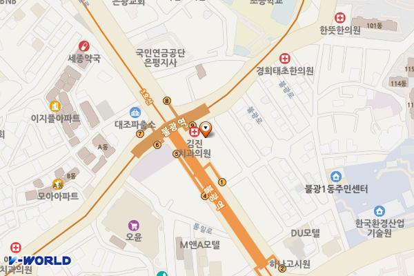 보광빌딩 개방화장실 위치 지도 — 서울특별시 은평구 통일로 730