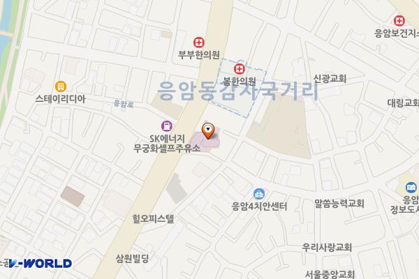 인정병원 화장실 위치 지도 — 서울특별시 은평구 응암로 164