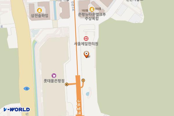 구파발역 광역환승센터 화장실 위치 지도 — 서울특별시 은평구 진관2로 15-4