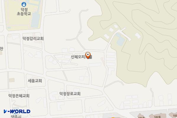 덕정노외 공영주차장 위치 지도 — 경기도 양주시 덕정동 138-36