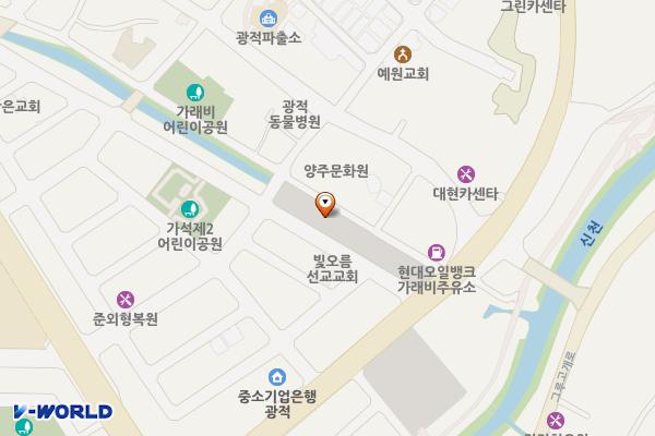 광적복개 공영주차장 위치 지도 — 경기도 양주시 광적면 가납리 702-23