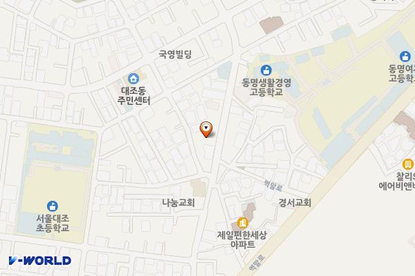 구립대조노인복지관 화장실 위치 지도 — 서울특별시 은평구 역말로9길 27
