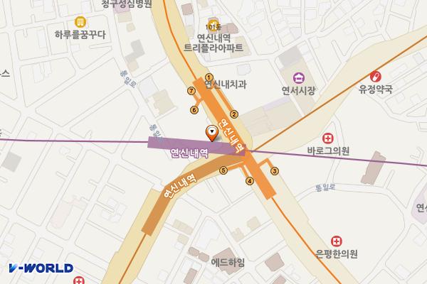 연신내역(6) 화장실 위치 지도 — 서울특별시 은평구 갈현동 397 연신내역