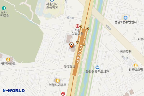 새절역 화장실 위치 지도 — 서울특별시 은평구 신사동 337-5 새절역
