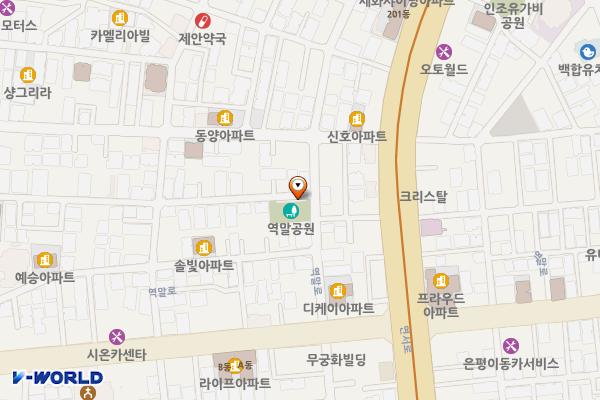 역말어린이공원 공중화장실 위치 지도 — 서울특별시 은평구 갈현로14길 32