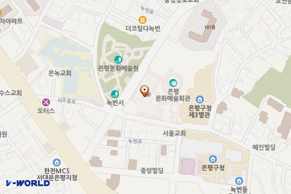 은평문화예술회관 화장실 위치 지도 — 서울특별시 은평구 녹번로 16