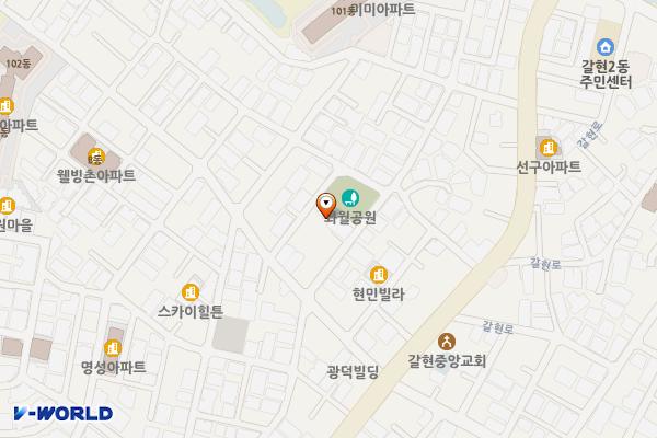 좌월어린이공원 공중화장실 위치 지도 — 서울특별시 은평구 갈현로25길 11-8