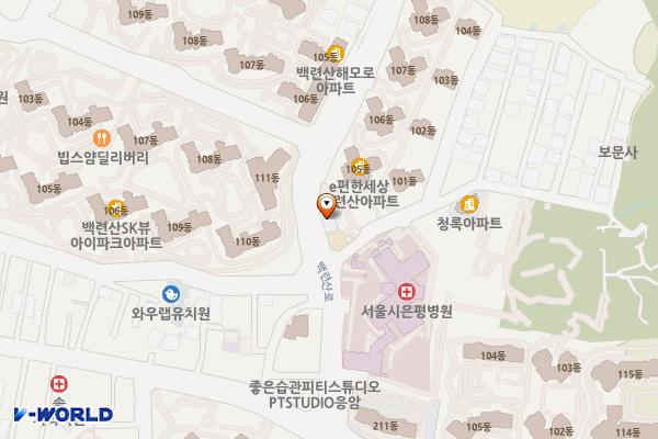 응암2동 주민센터 화장실 위치 지도 — 서울특별시 은평구 백련산로100