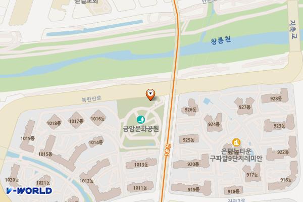 금암문화공원 화장실 위치 지도 — 서울특별시 은평구 진관3로 15-59