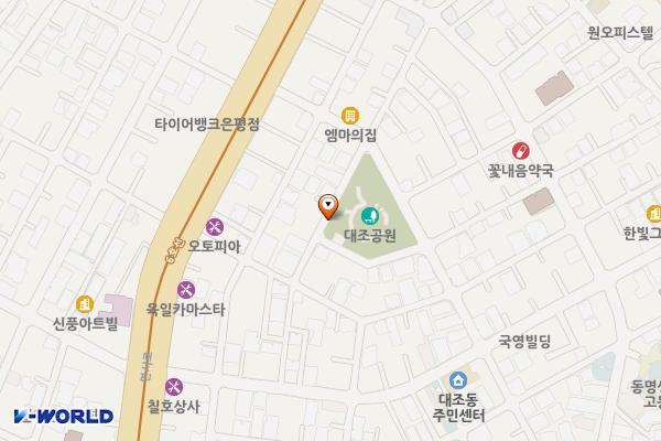 대조어린이공원 공중화장실 위치 지도 — 서울특별시 은평구 연서로22길 9-30