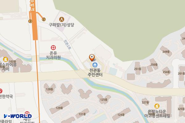 은평구 보훈회관 화장실 위치 지도 — 서울특별시 은평구 진관2로 31
