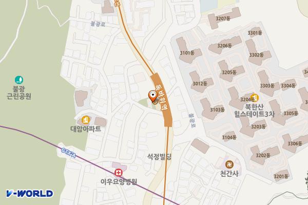 독바위역 화장실 위치 지도 — 서울특별시 은평구 불광동 13-33 독바위역