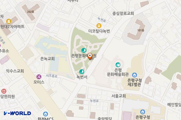 녹번서근린공원 공중화장실 위치 지도 — 서울특별시 은평구 녹번로 19