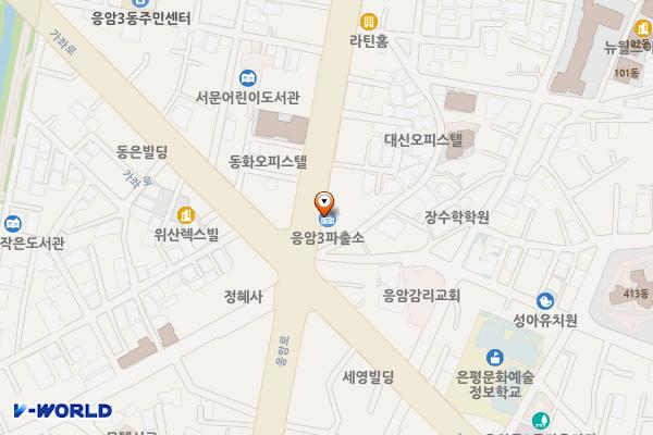 응암3파출소 화장실 위치 지도 — 서울특별시 은평구 응암로 208