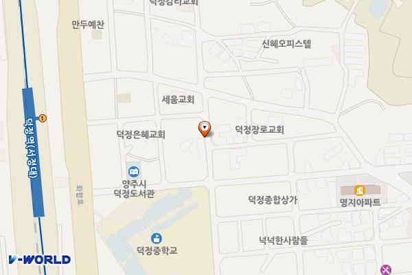 덕정동노상주차장 위치 지도 — 경기도 양주시 덕정동 135-5