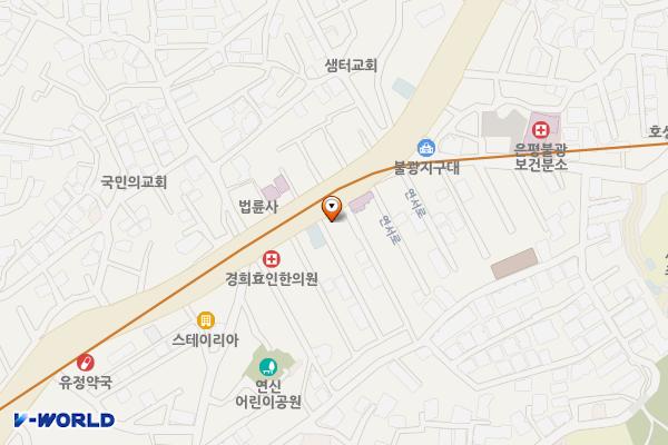 불광2동 주민센터 화장실 위치 지도 — 서울특별시 은평구 연서로 282