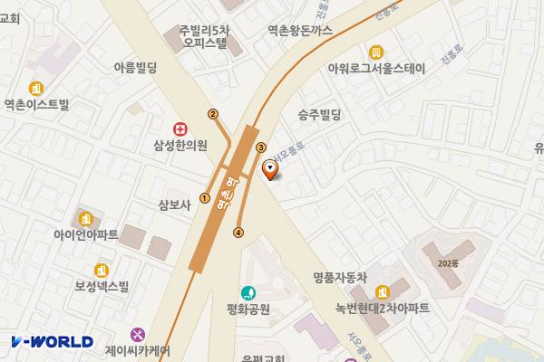 역촌역 화장실 위치 지도 — 서울특별시 은평구 녹번동 144-69 역촌역
