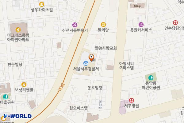 서울서부경찰서 화장실 위치 지도 — 서울특별시 은평구 진흥로 58