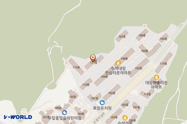 대림한숲타운 개방화장실 위치 지도 — 서울특별시 은평구 은평터널로 65