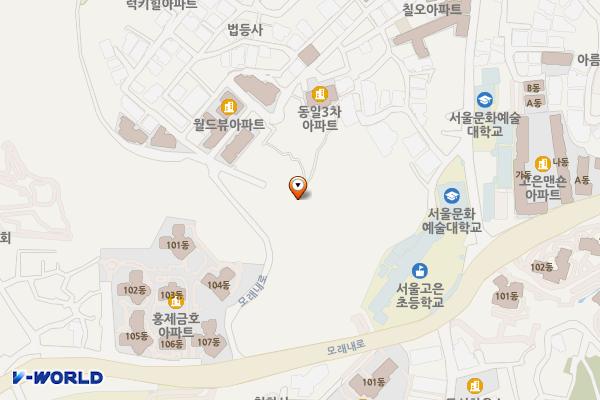 고은산놀이터 화장실 위치 지도 — 서울특별시 서대문구 홍제동 312-185