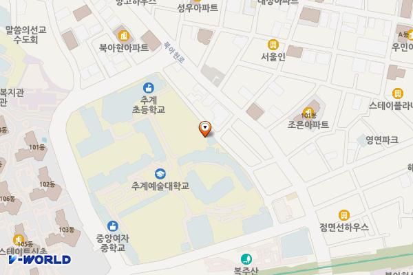 추계예술대학교 지사관(추정기념별관) 화장실 위치 지도 — 서울특별시 서대문구 북아현로11가길 7