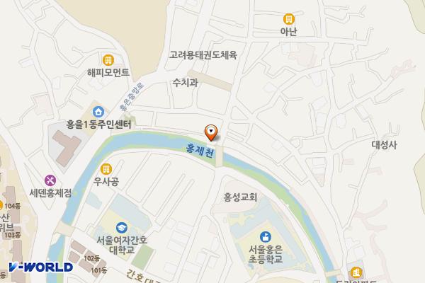 북가좌 공중화장실 위치 지도 — 서울특별시 서대문구 불광천길 159