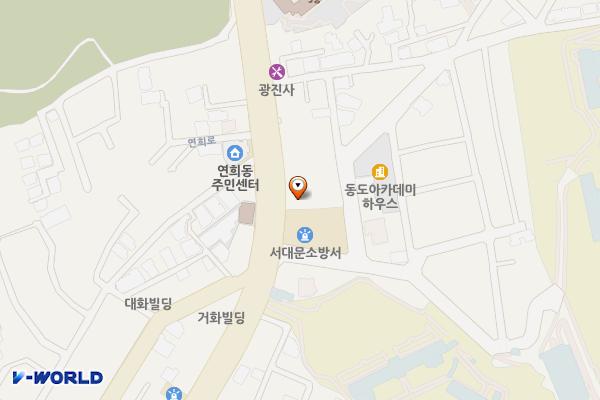 연세주유소 화장실 위치 지도 — 서울특별시 서대문구 연희로 184