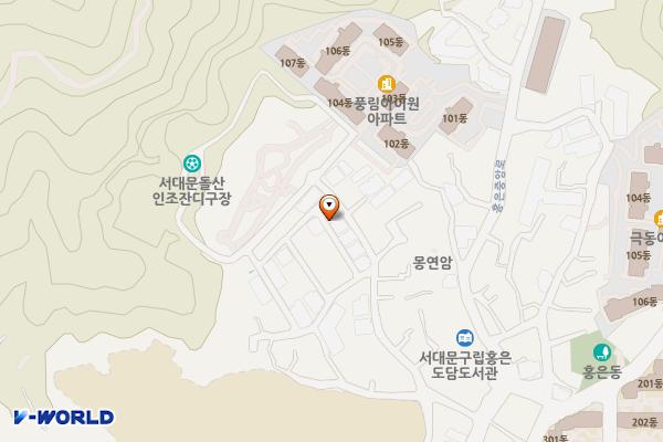 호박골지구 화장실 위치 지도 — 서울특별시 서대문구 홍은중앙로9길 81