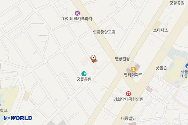 연희동 자치회관 위치 지도 — 서울특별시 서대문구 증가로 13-10