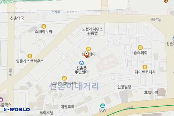 신촌문화발전소 위치 지도 — 서울특별시 서대문구 연세로2나길 57