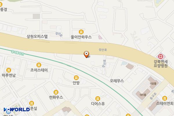 구도일주유소 두꺼비 화장실 위치 지도 — 서울특별시 서대문구 성산로 312