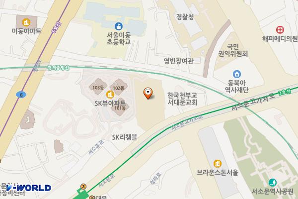 서울특별시 아리수본부 위치 지도 — 서울특별시 서대문구 서소문로 51 1층