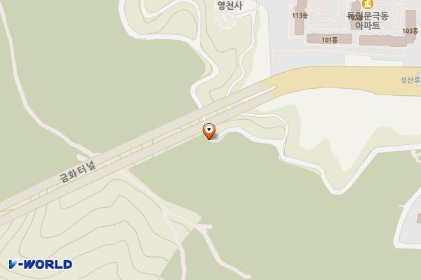 뜨란채 화장실 위치 지도 — 서울특별시 서대문구 현저동 107-508