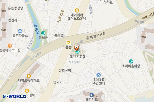 거꾸로어린이공원 공중화장실 위치 지도 — 서울특별시 서대문구 증가로32길 42
