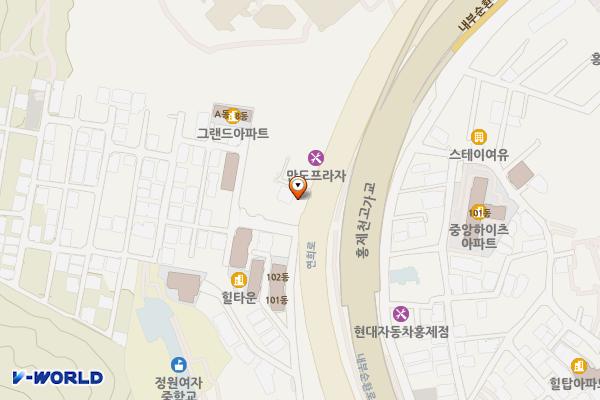주영빌딩 개방화장실 위치 지도 — 서울특별시 서대문구 연희로 333