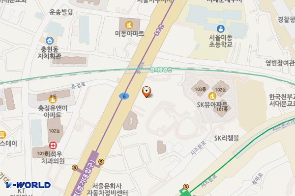 K1 REIT빌딩 개방화장실 위치 지도 — 서울특별시 서대문구 충정로 36