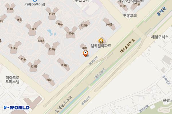 서대문종합사회복지관 화장실(신관1층) 위치 지도 — 서울특별시 서대문구 모래내로 173