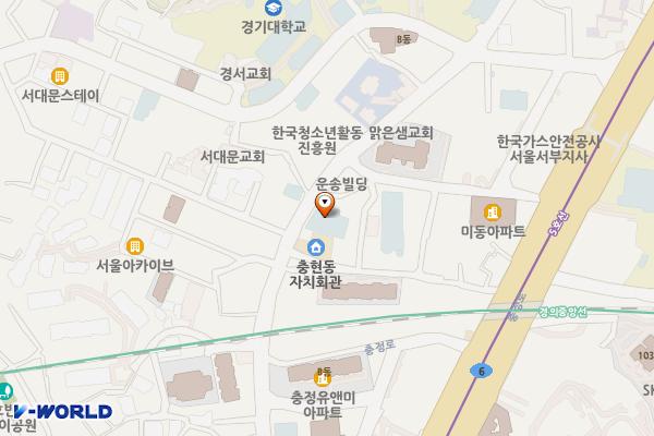 경기대학교 사회교육원 화장실 위치 지도 — 서울특별시 서대문구 경기대로 44