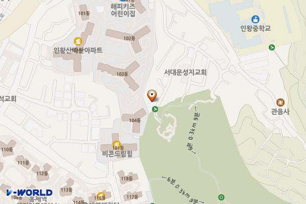 쌈지마당 화장실 위치 지도 — 서울특별시 서대문구 문화촌2길 26