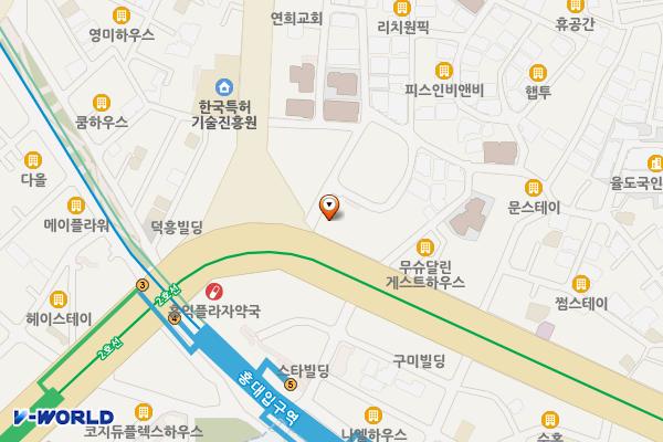 쓰리알유씨티 개방화장실 위치 지도 — 서울특별시 서대문구 신촌로 1