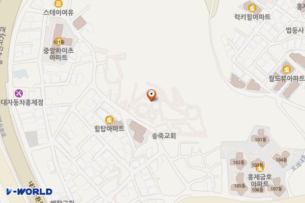 신기한놀이터 화장실 위치 지도 — 서울특별시 서대문구 홍제동 산41-29
