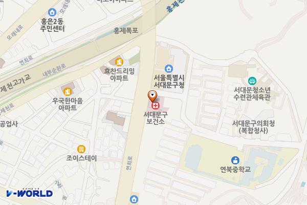 서대문구보건소 위치 지도 — 서울특별시 서대문구 연희로 242