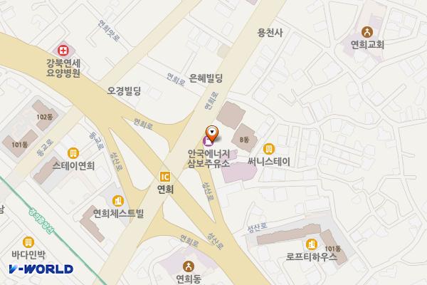 안국에너지 삼보주유소 화장실 위치 지도 — 서울특별시 서대문구 연희로 78